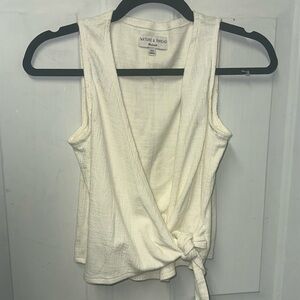Madewell XXS texture and thread wrap tank top